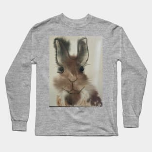 Chocolate easter bunny dark brown Long Sleeve T-Shirt